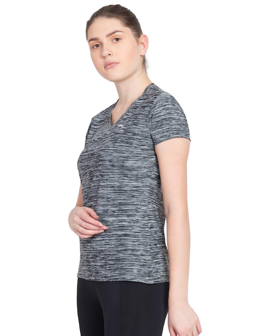 v-neck melange tee - 15906652 - Standard Image - 1