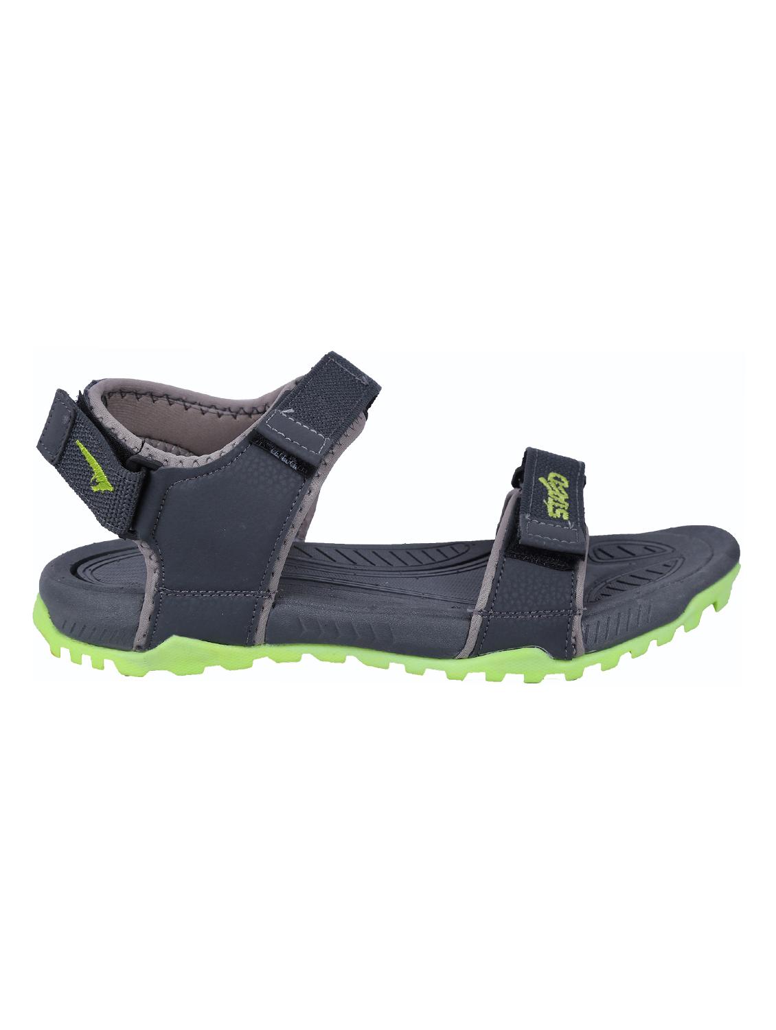 grey leatherette back strap floaters - 15907417 - Standard Image - 1