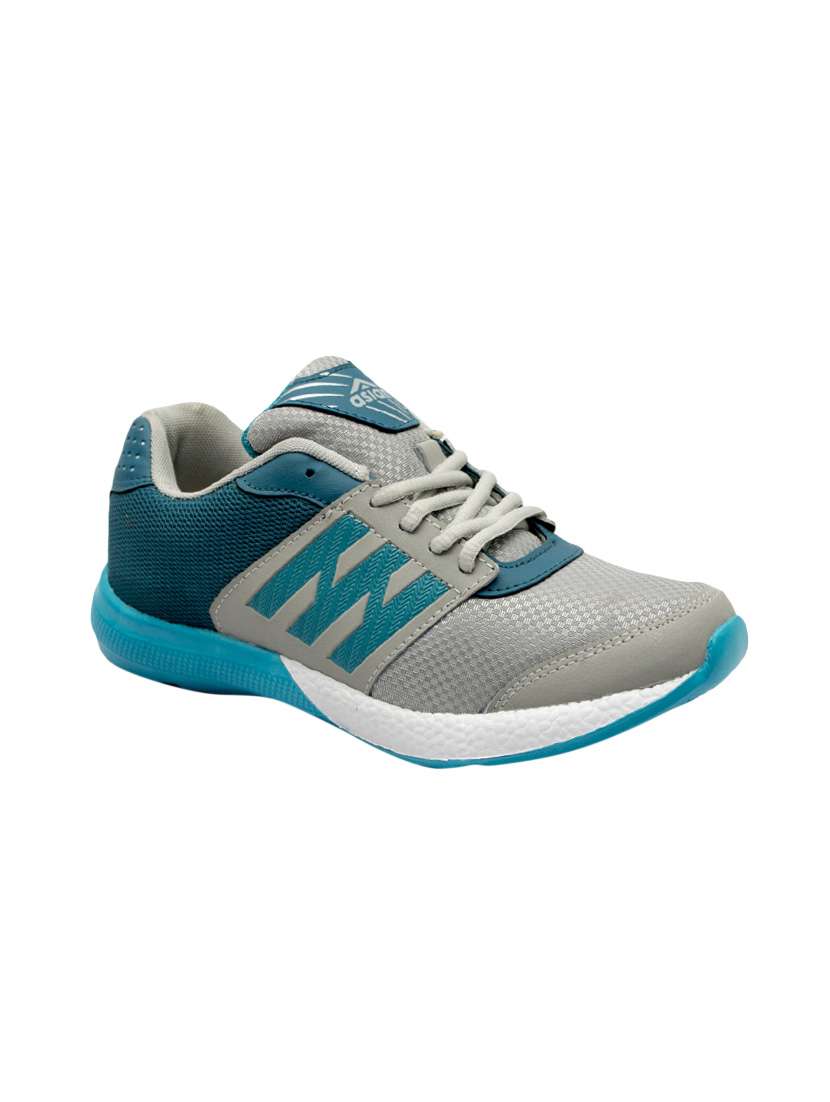 grey mesh sport shoes