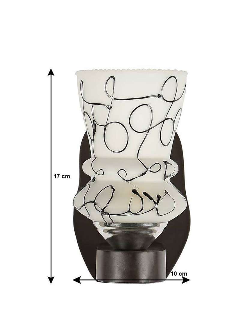 lakshya designer hand decoraive colorful sconce glass wall lamp light dx021 - 15910047 - Standard Image - 1