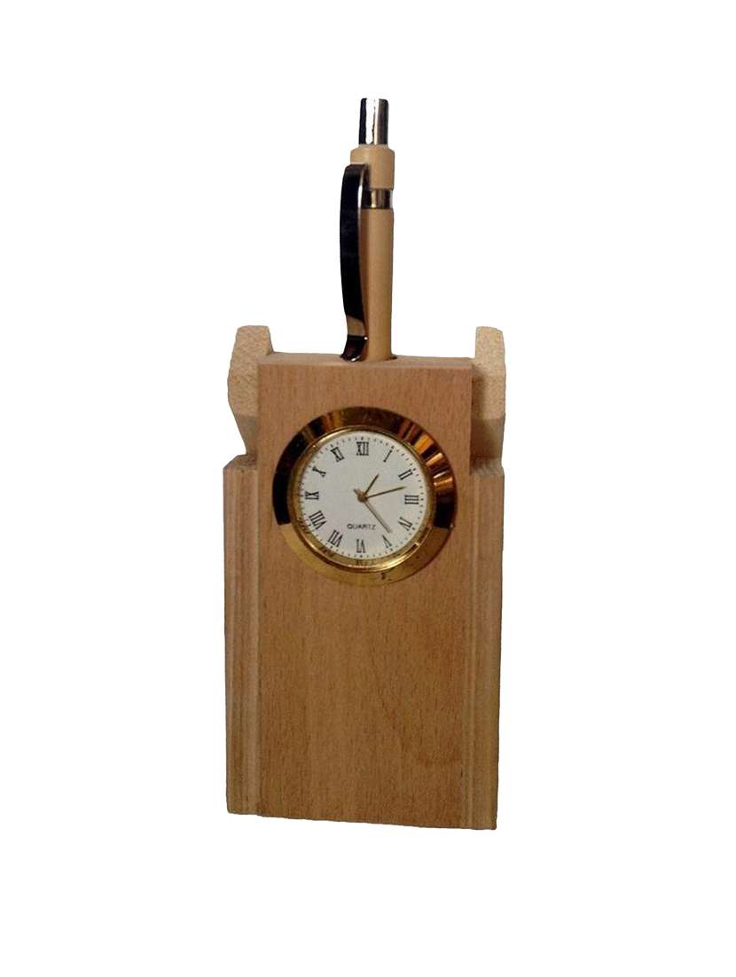 desi karigar wooden pen stand