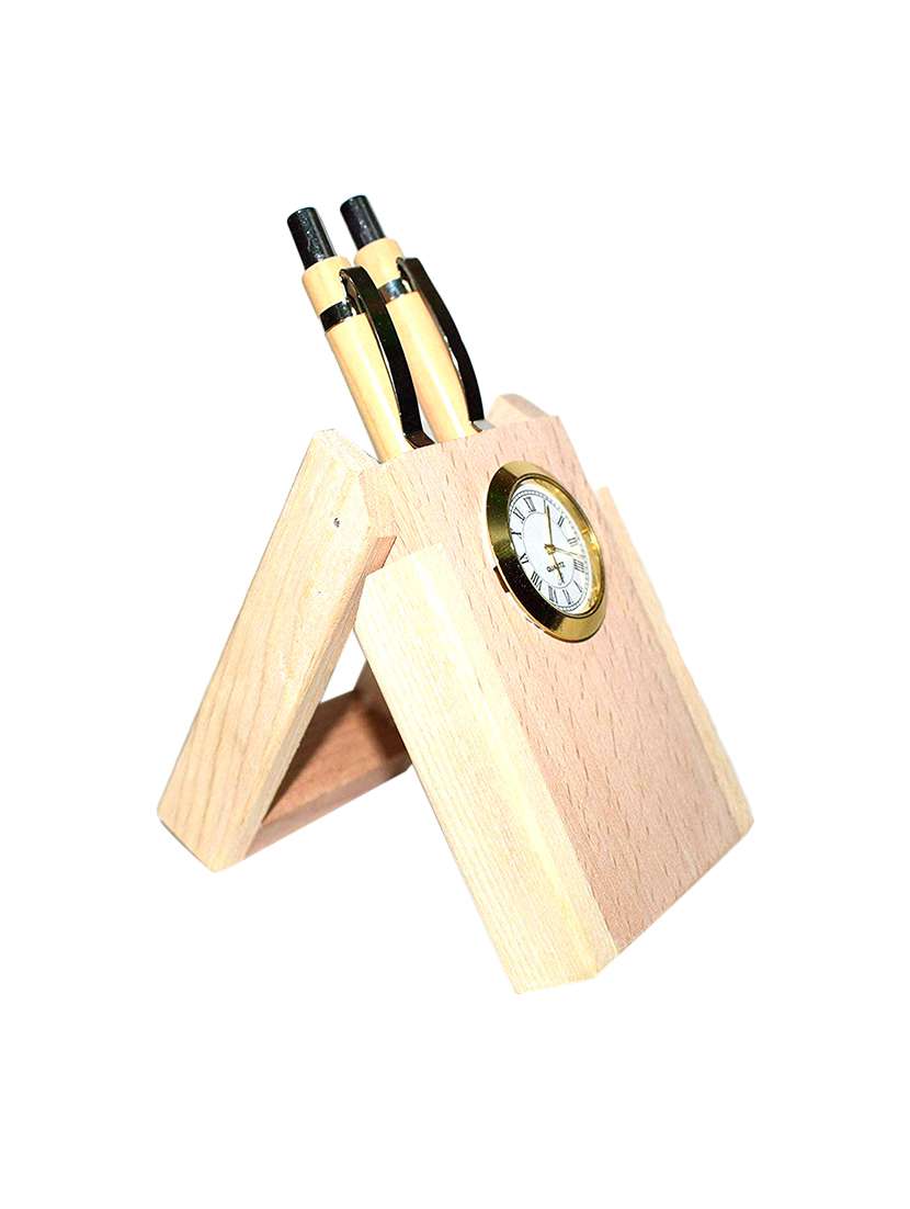 wooden pen stand - 15913050 -  Standard Image - 1
