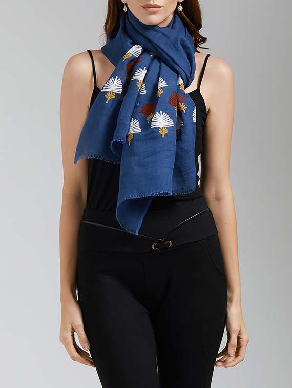 women's embroidered stole - 15915972 -  Standard Image - 1