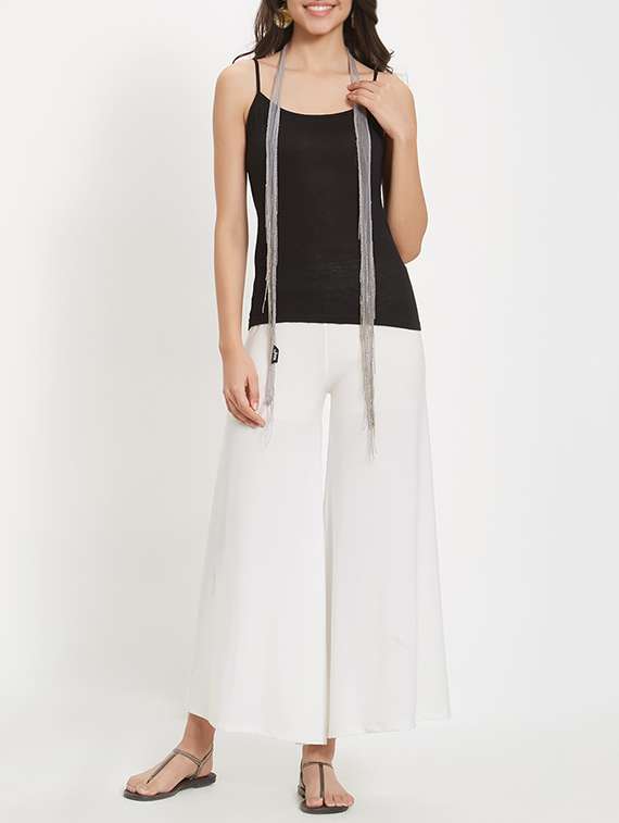 grey embellished stole - 15916553 - Standard Image - 1