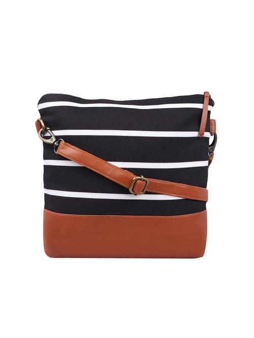 black striped sling bag - 15920752 -  Standard Image - 0