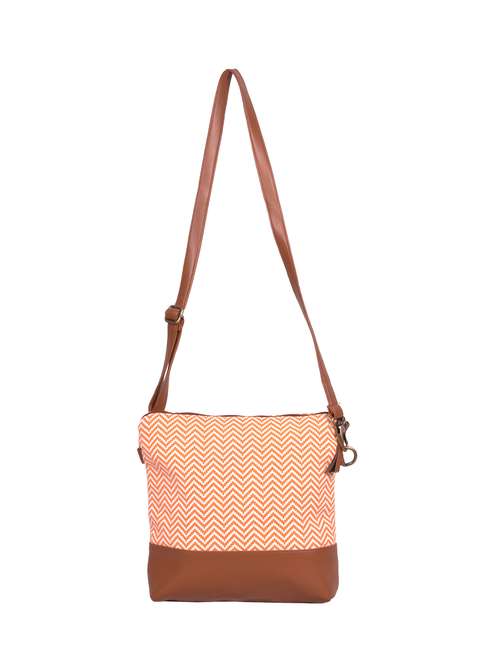 orange canvas sling bag - 15920754 - Standard Image - 0