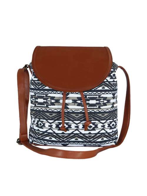 white canvas sling bag - 15920771 -  Standard Image - 0