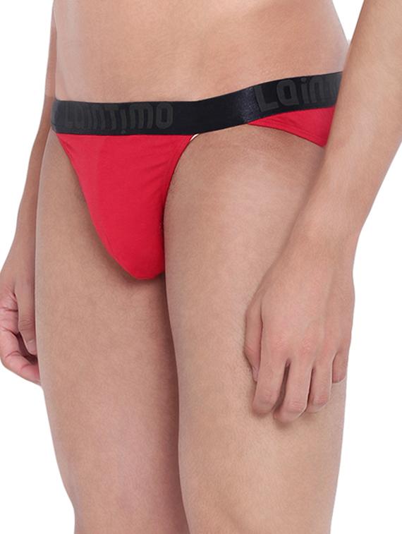 red cotton modal spandex hipster - 15921763 - Standard Image - 1