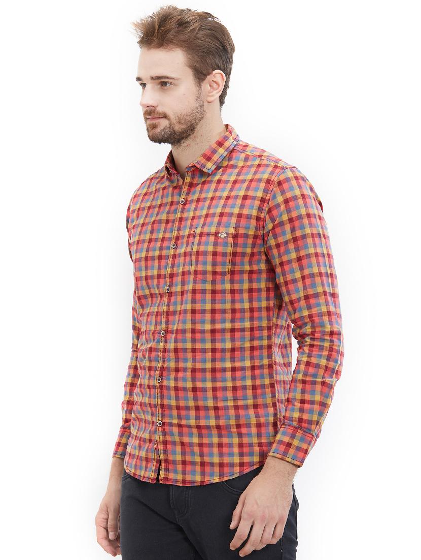 multicolor checkered casual shirt - 15925656 - Standard Image - 1