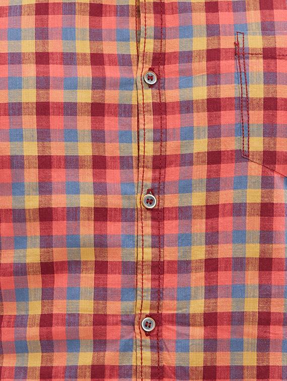 multicolor checkered casual shirt - 15925656 - Standard Image - 4