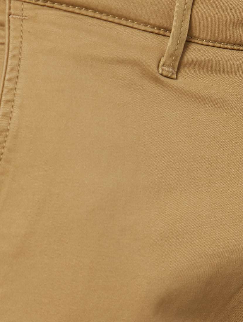 beige cotton plain jeans - 15926642 - Standard Image - 4