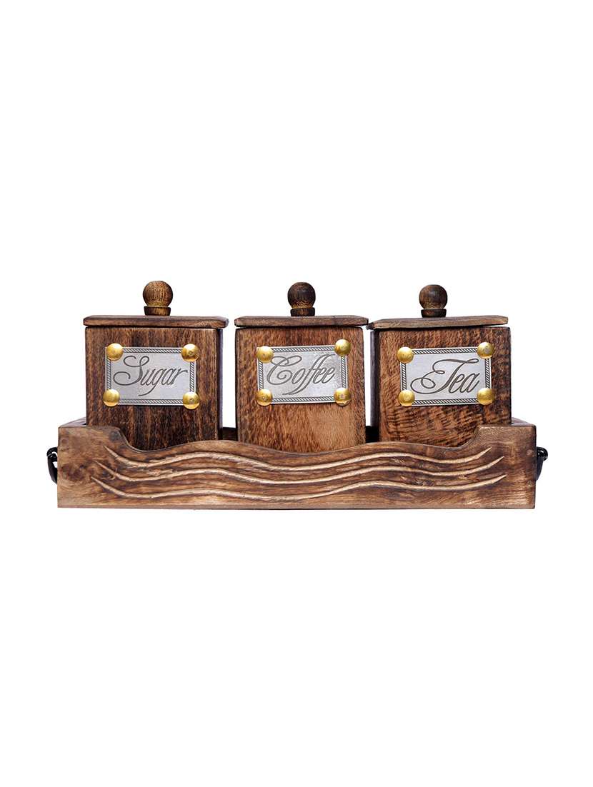 big chic tea coffee sugar storage box 
