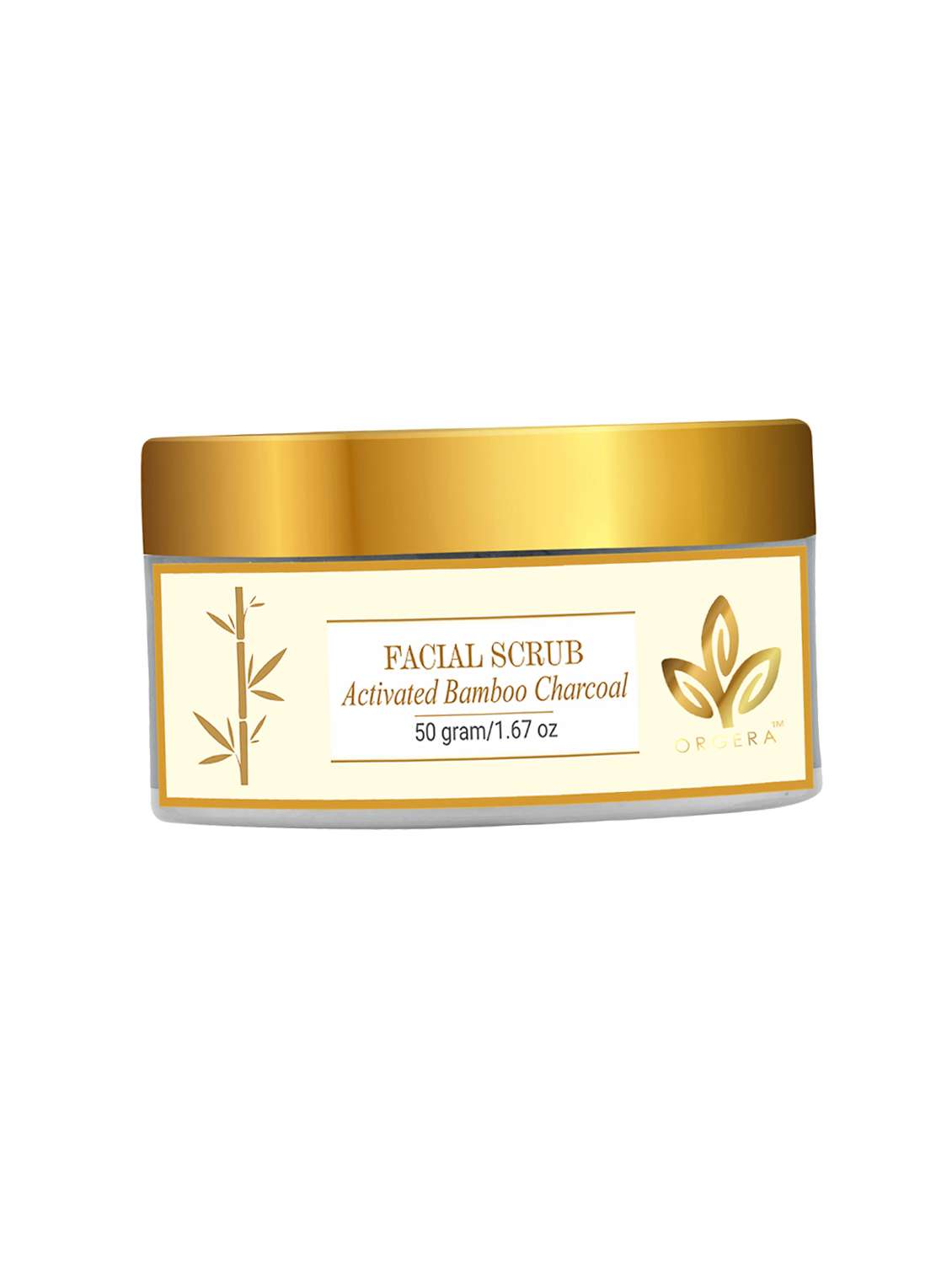 org'era activated bamboo charcoal facial scrub