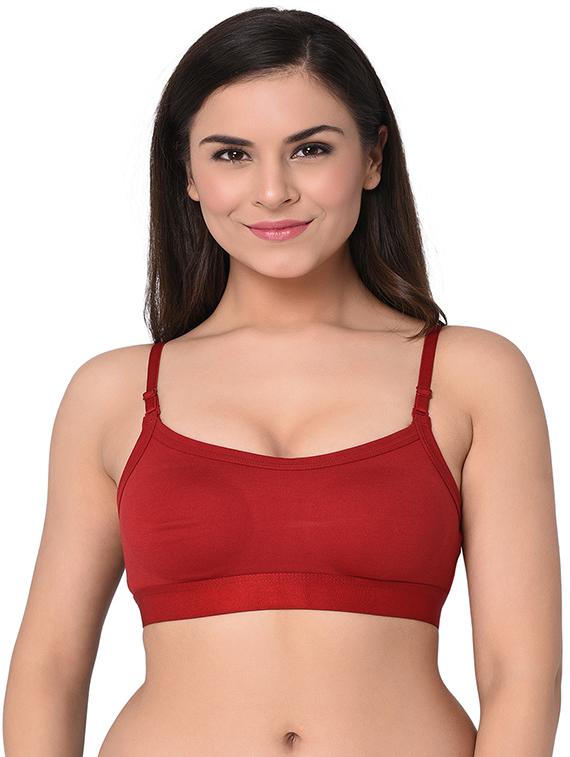 set of 2 solid sports bras - 15930186 - Standard Image - 1