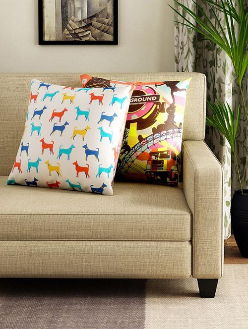 retro fusion cushion cover - 15930761 - Standard Image - 0