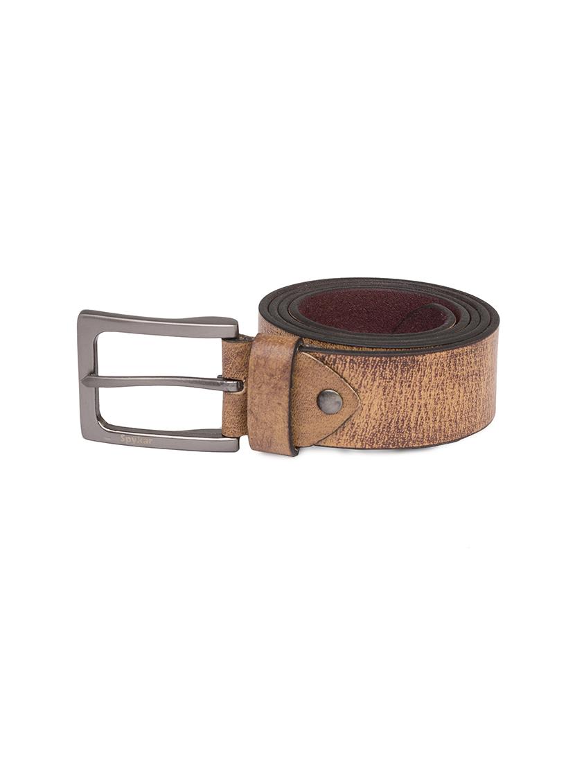 tanbrown leather belt - 15932309 -  Standard Image - 1