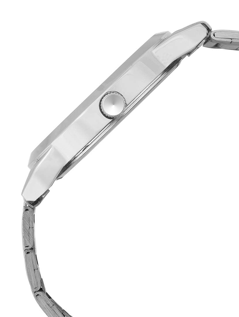 silver mens fashion minimalist wrist watch - 15933750 -  Standard Image - 1