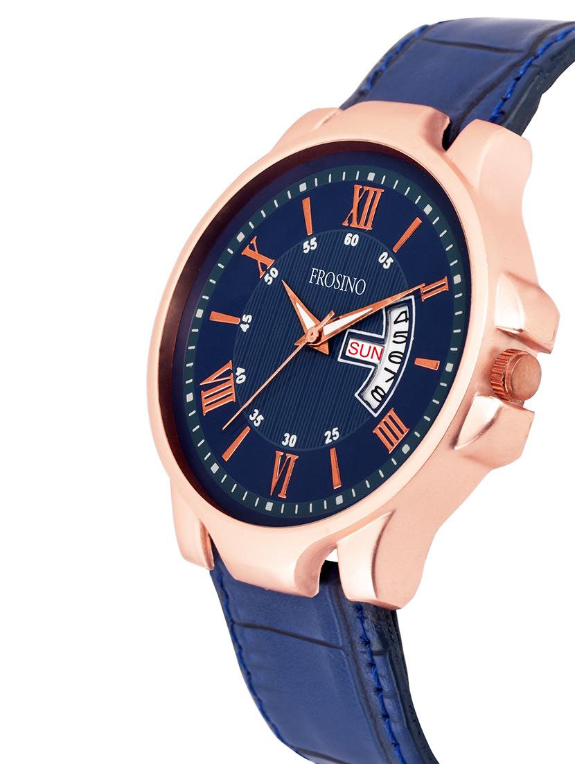 frosino blue strap analog watch for boys and men - 15933767 - Standard Image - 1