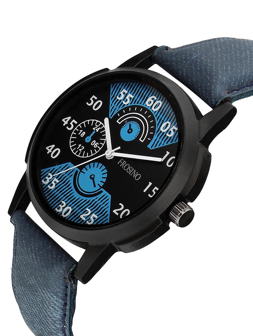 frosino blue strap analog watch for boys and men - 15933773 -  Standard Image - 1