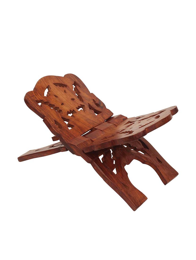 desi karigar wooden holy book reading stand - 15934928 - Zoom Image - 0