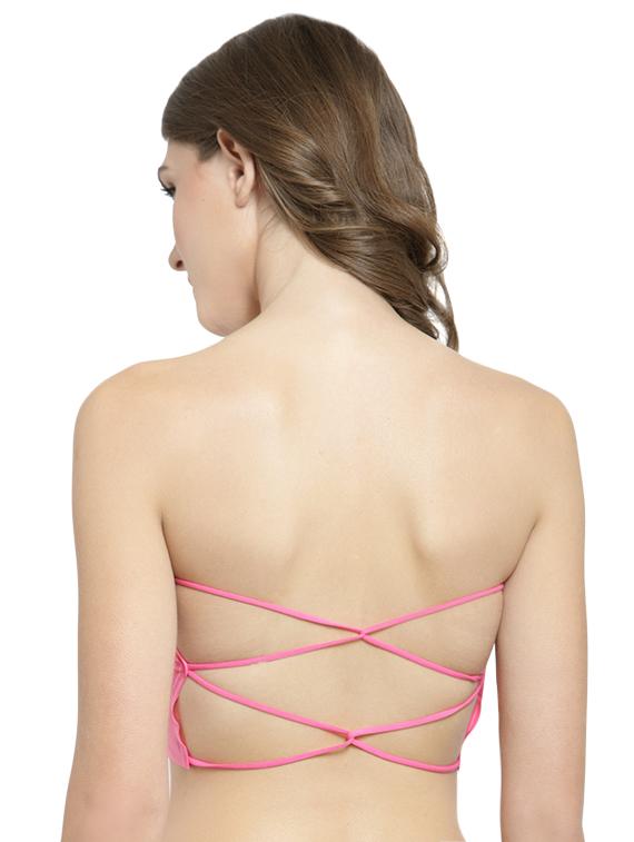 styled back striped tube bra - 15935080 -  Standard Image - 1