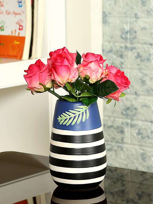 Buy Online Warli Painted Terracotta Decorative Pot From Vases