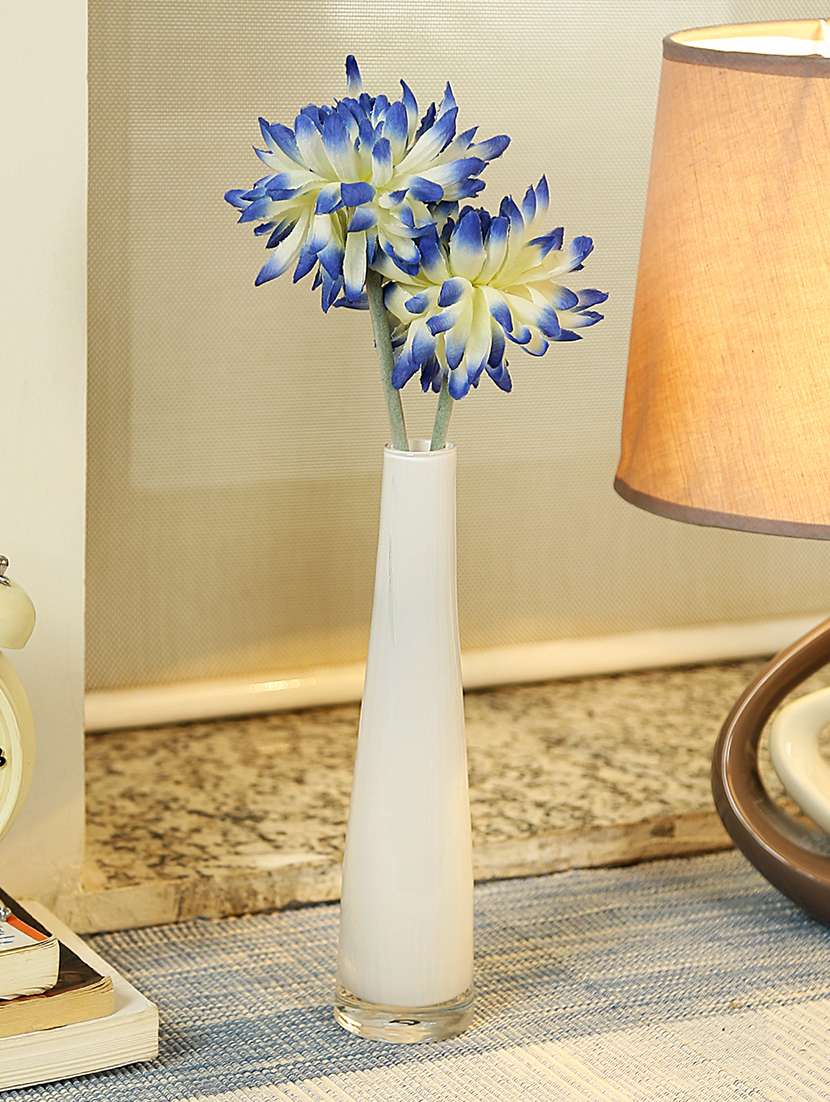 stylish semi opaque white vase