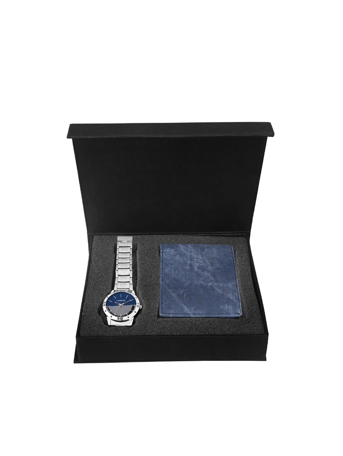 lorenz cm-1046wl-05 combo of analog watch and wallet - 15941184 - Standard Image - 6