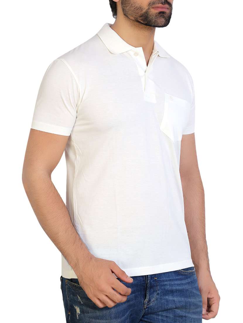 white solid pocket tshirt - 15942200 -  Standard Image - 1