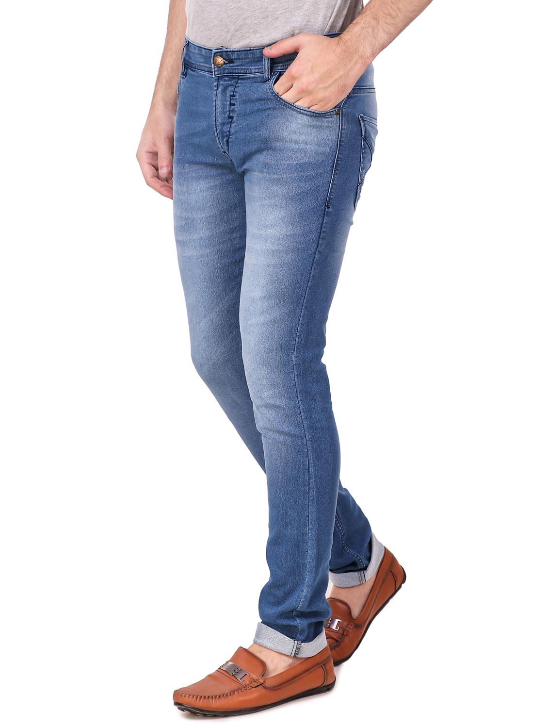 light blue denim washed jeans - 15947370 - Standard Image - 1
