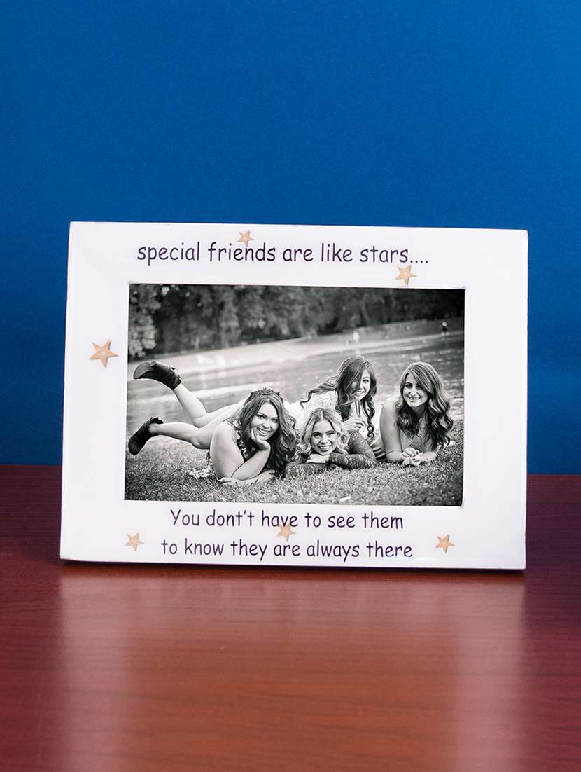 personalized friends photo frame by golden peacock