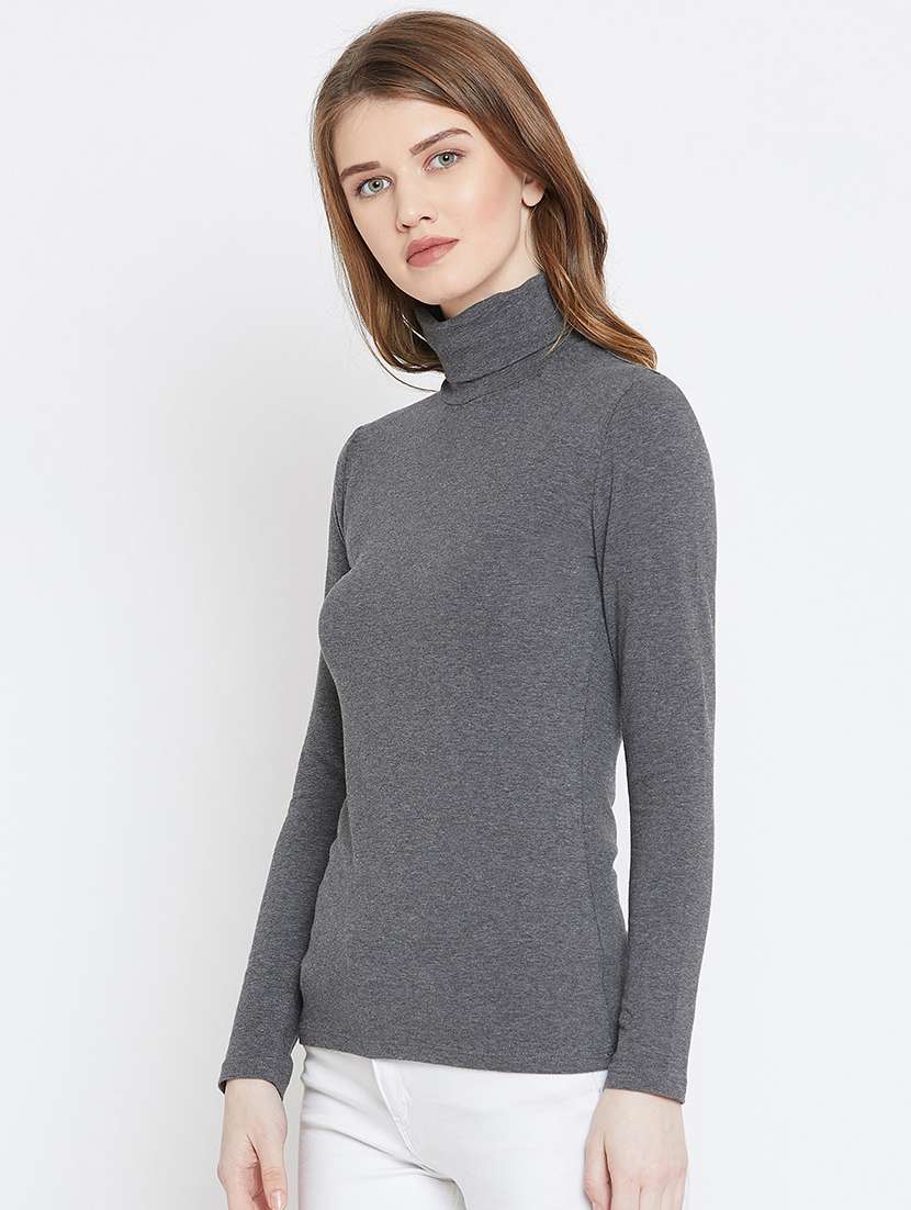 turtle neck long sleeved top - 15952176 -  Standard Image - 1