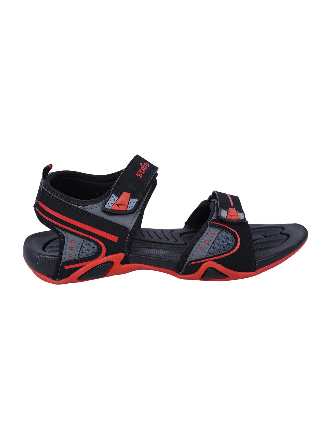 black leatherette back strap floaters - 15956386 - Standard Image - 1