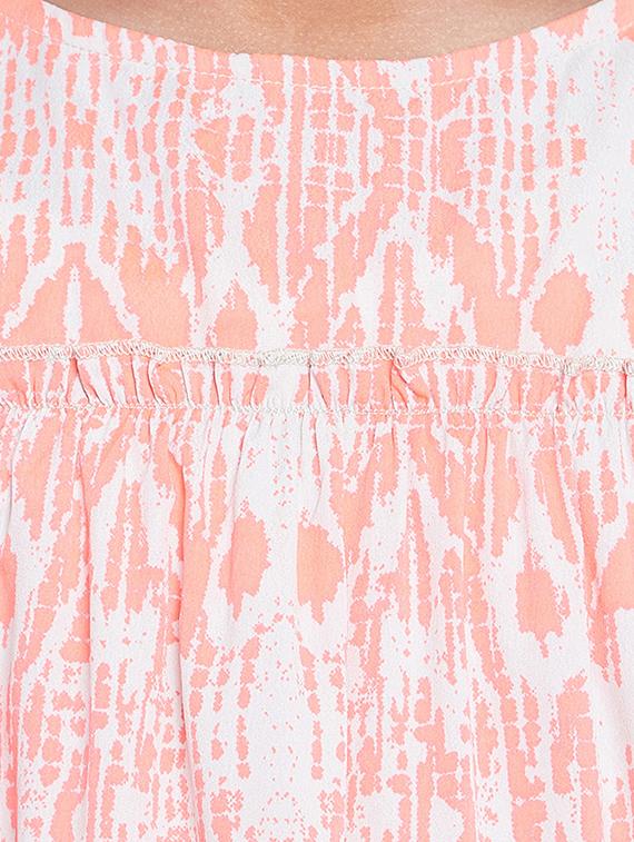 orange polyester top - 15957017 - Standard Image - 4