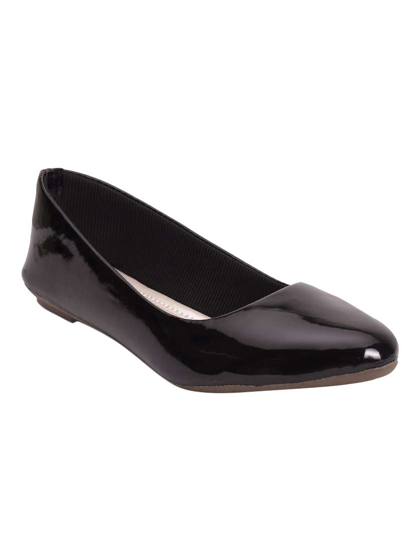 black slip on ballerinas