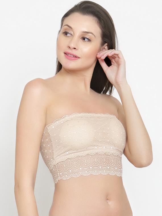 detachable strapped laced bralette - 15962917 -  Standard Image - 1
