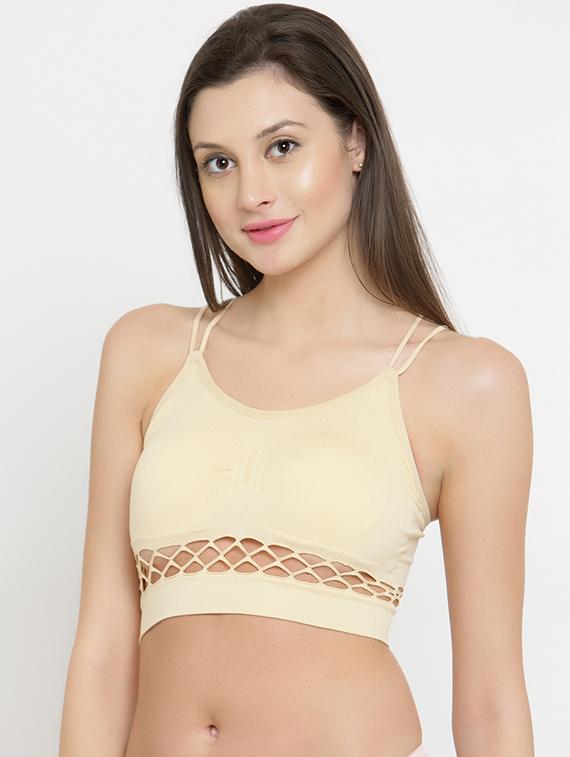 cut out detail bralette - 15962922 -  Standard Image - 1