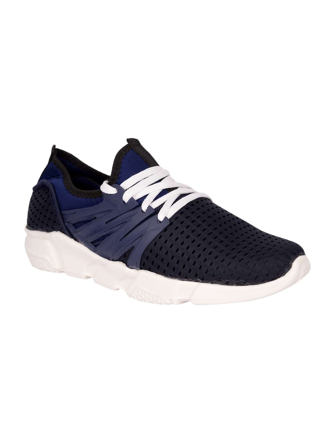 blue mesh sport shoes