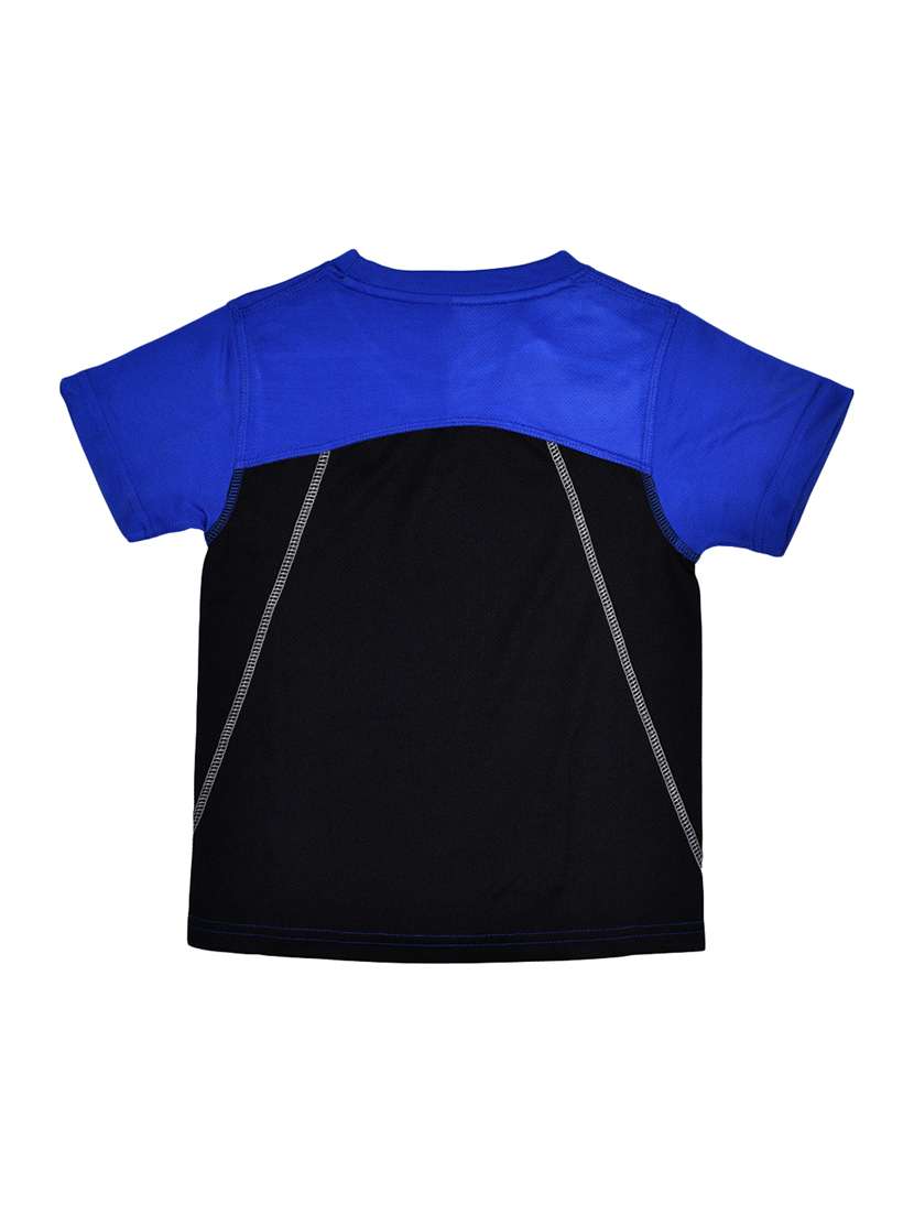 round neck color block t-shirt - 15964689 -  Standard Image - 1