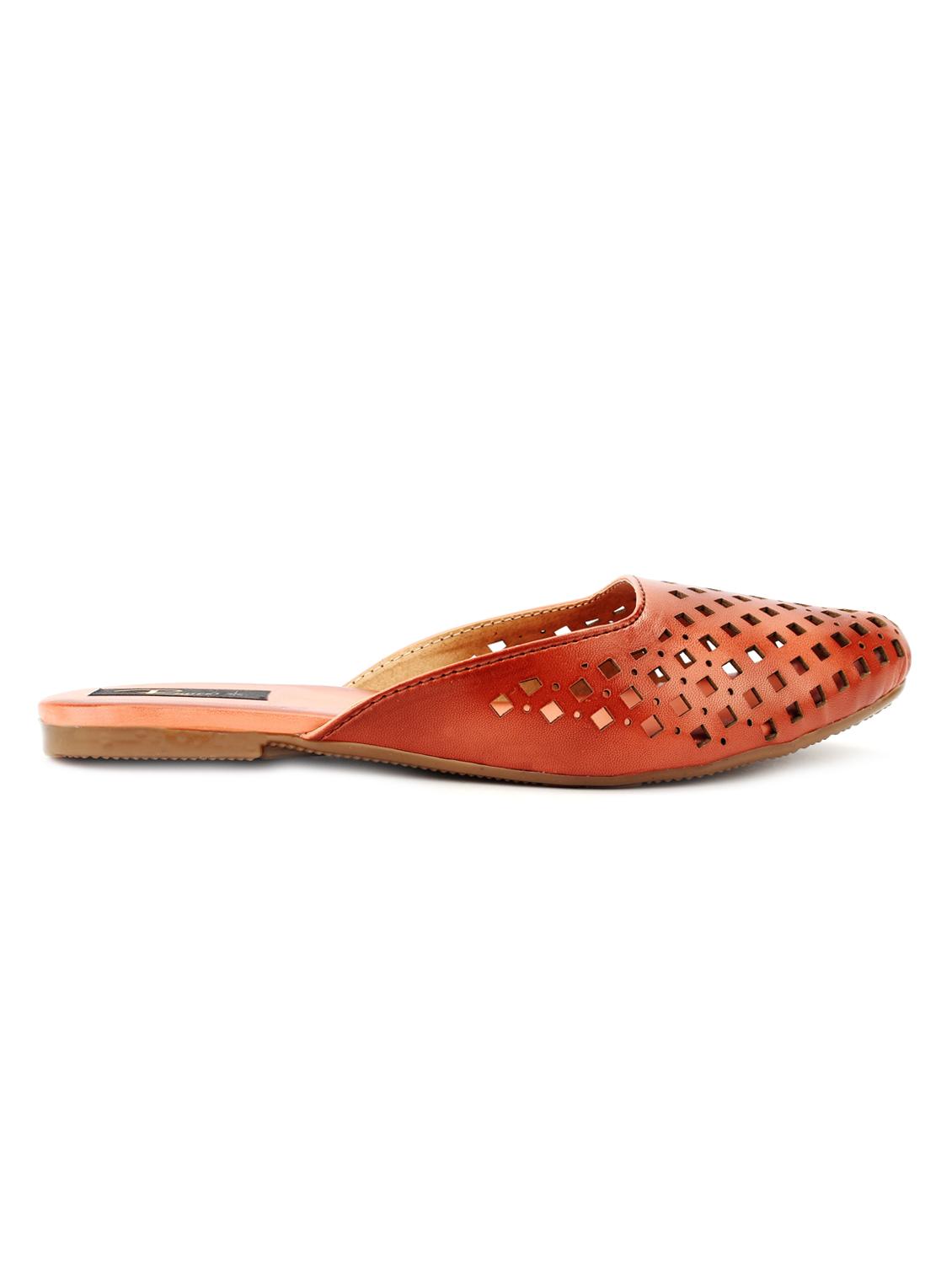 tan slip on  mules - 15967695 -  Standard Image - 1