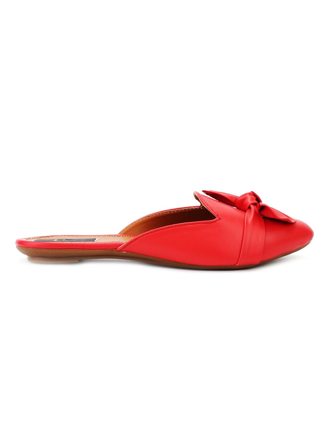 red slip on mules - 15967716 - Standard Image - 1