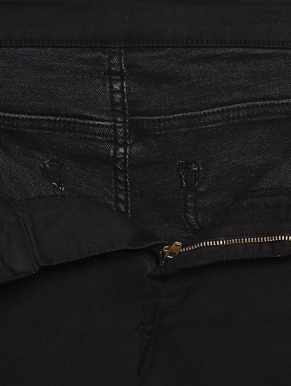 black plain denim jeans - 15968347 - Standard Image - 4