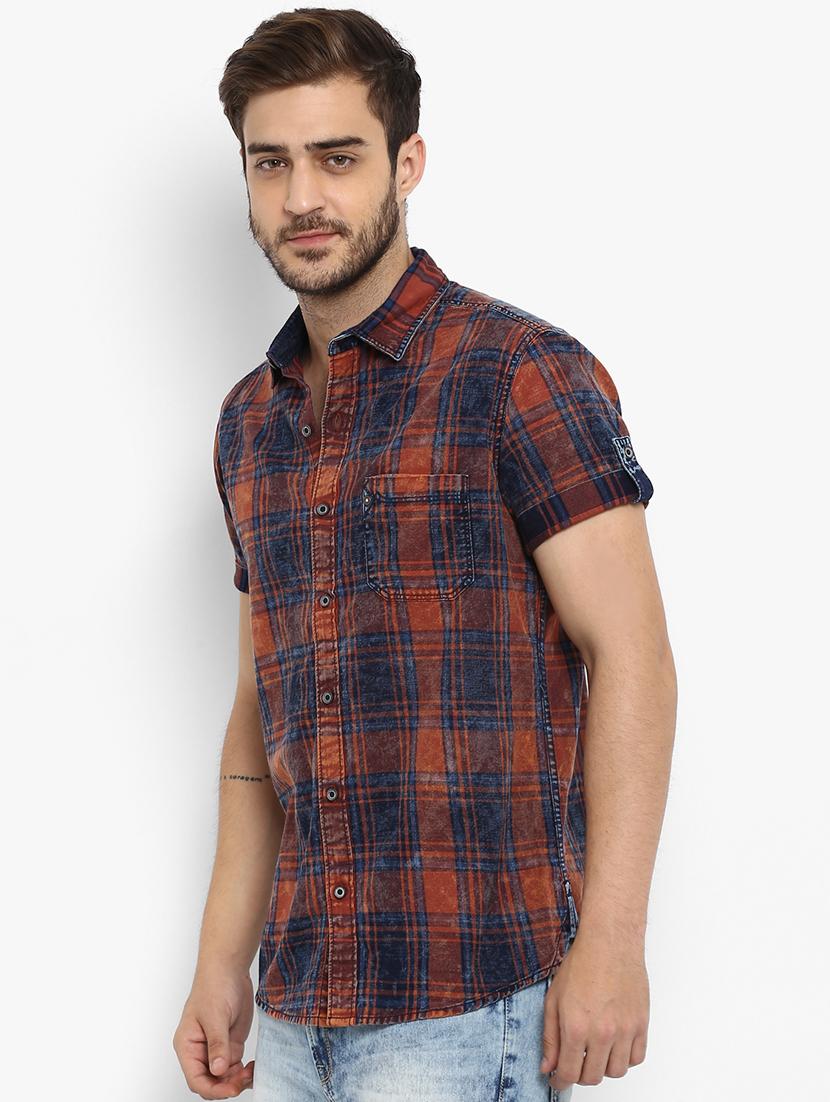 multicolor checkered casual shirt - 15968428 - Standard Image - 1