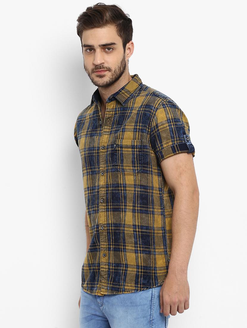 multicolor checkered casual shirt - 15968429 -  Standard Image - 1