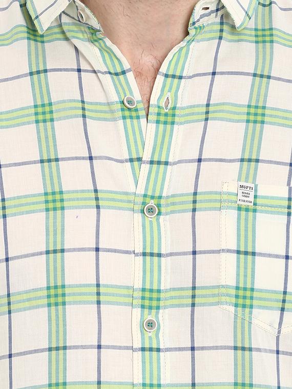 green checkered casual shirt - 15968449 - Standard Image - 4