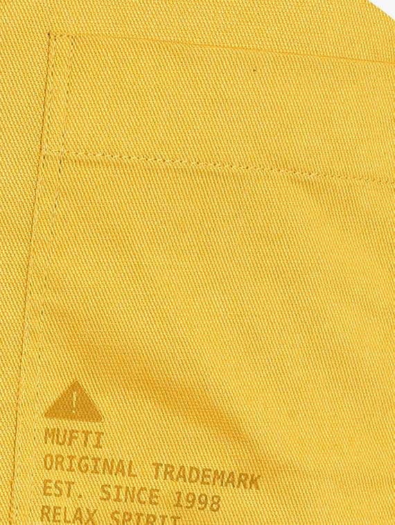 yellow solid casual shirt - 15968540 -  Standard Image - 4