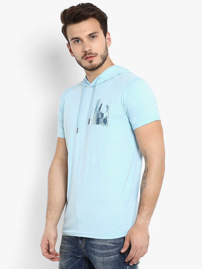 blue printed t-shirt - 15968561 -  Standard Image - 1
