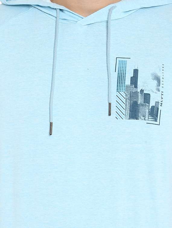 blue printed t-shirt - 15968561 - Standard Image - 4
