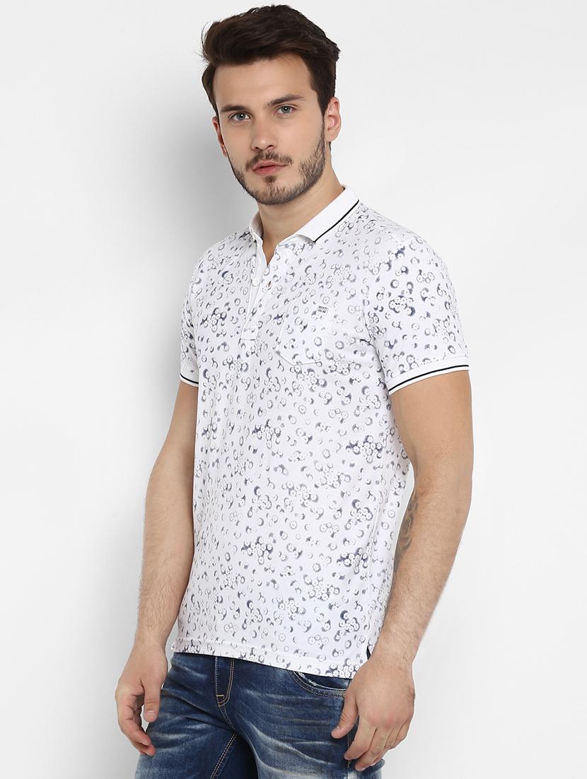 white floral printed t-shirt - 15968606 -  Standard Image - 1