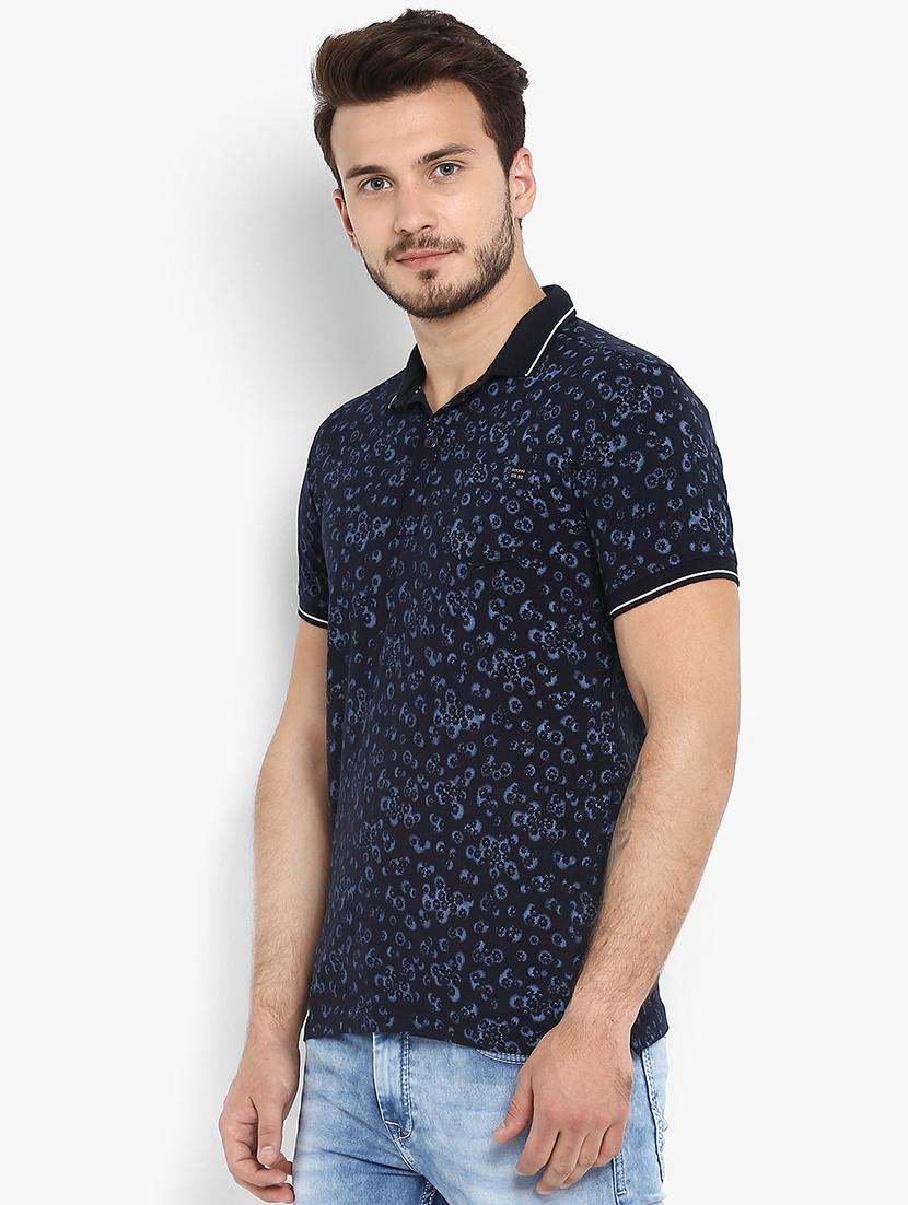 blue floral printed t-shirt - 15968607 -  Standard Image - 1